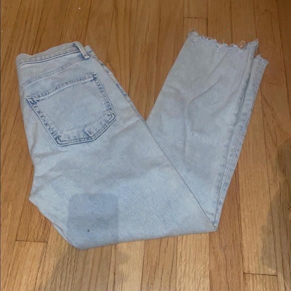 rag & bone Denim - Rag & Bone Light Blue Distressed Jeans